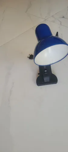 Luminária de mesa azul