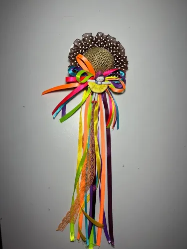 Enfeite de cabelo para o São João