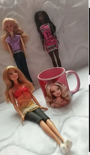 Caneca Porcelana Barbie 