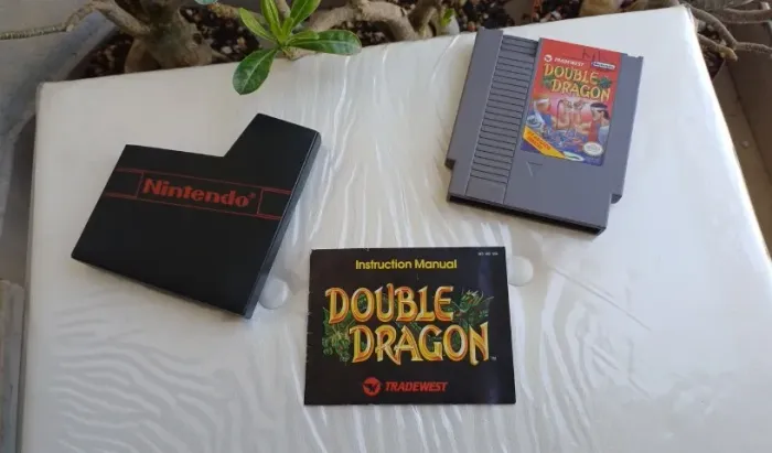 Jogo Double Dragon Nes, Nintendo + Manual Impecável + Slave