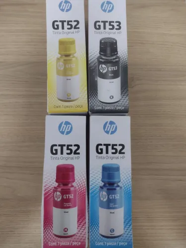 Tintas Originais HP GT52 e GT53