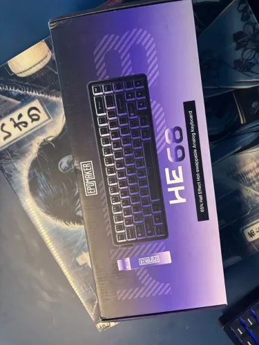 Teclado Mecânico EPOMAKER HE68 - 65% Hall Effect
