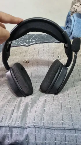 Headset gamer premium sem fio com som surround 7.1 VOID RGB ELITE, Carbono