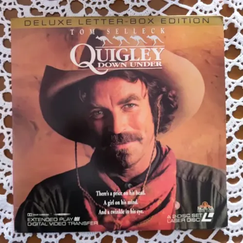 Laser Disk Contratado para Matar - Quigley Down Under com Tom Selleck