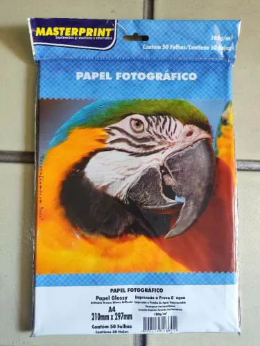 1000 Folhas do Papel Fotográfico Glossy 180 G - Marcar MasterPrint
