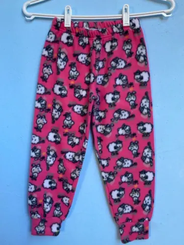 Calça de Soft Infantil Rosa, Tam 4 (Nova)