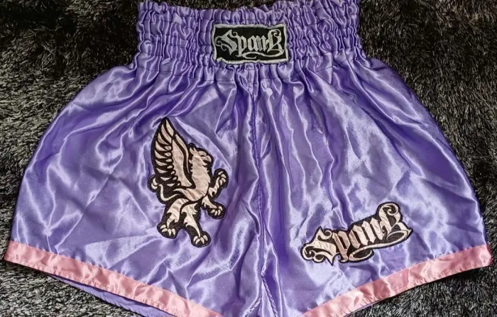 Shorts de Muay Thai - Tamanho G - Lilás- original