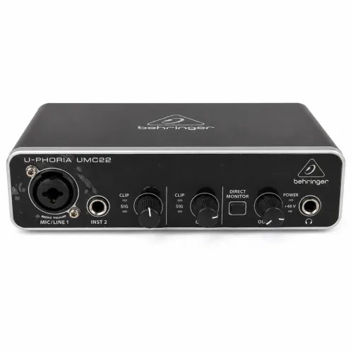Interface de Áudio Behringer U-Phoria UMC22 | Excelente Estado