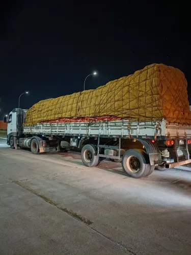 Carreta 2 eixos suspensão ar,com grade para graneleira rodas a disco