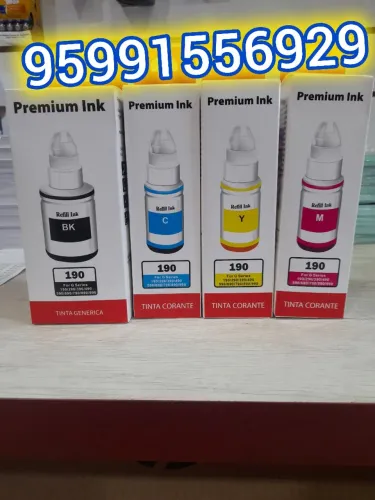 Refil de Tinta de impressoras Hp GT EcoTank e Refil de tintas cânon