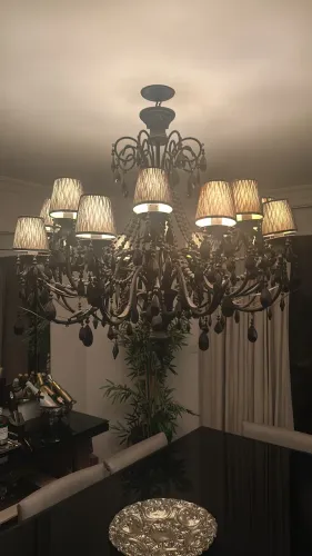 Lustre Candelabro Clássico de 15 lâmpadas da Breton