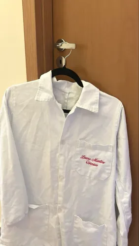 Jaleco Branco em Algodão - Ótimo Estado