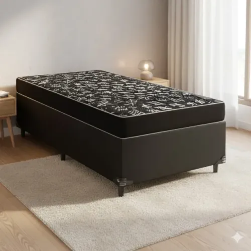 Conjunto base e colchão solteiro (promoção valida enquanto durar no estoque)