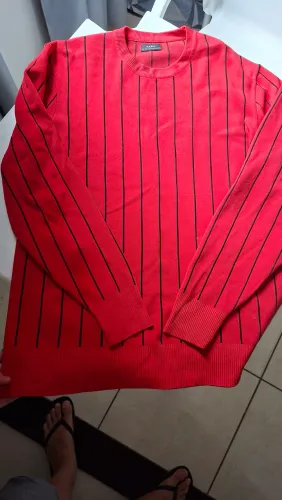 Sueter vermelho masculino Zara original