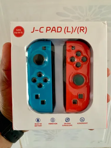 2controlador Switchjoy L-r Suporte Compatível Com Bluetooth