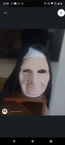 Máscara Freira Halloween (Nun Mask The Town- Atração perigosa)