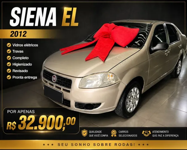Fiat Siena EL 1.0 MPI Fire Flex 8V 4P 2012