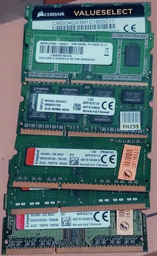 Memórias DDR3 4gb para notebook 