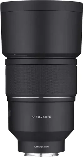 Samyang/Rokinon Lente teleobjetiva de quadro completo F1.8 de 135 mm para Sony E (LACRADO)