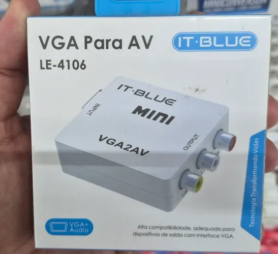 ADAPTADOR CONVERSOR DE HDMI P/ RCA REF: LE-