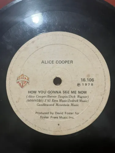 LP Vinil Compacto Single Alice Cooper How You Gonna See Me Now / No Tricks