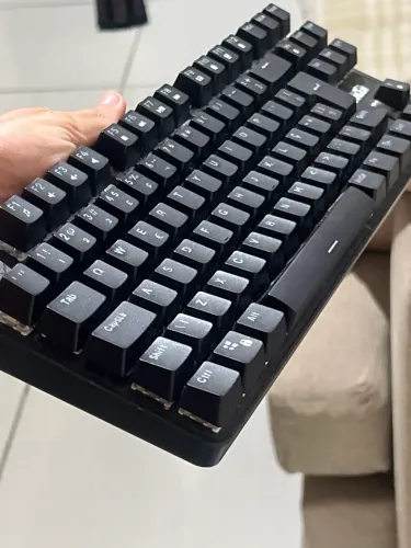 Teclado shade mk3 da mancer pichau 100% mecânico com fio