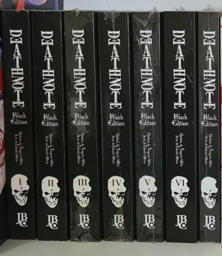 Death Note Black Edition coleção completa 