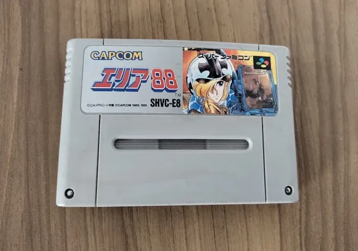 Area 88 - Cartucho Original Japonês Para Super Famicom