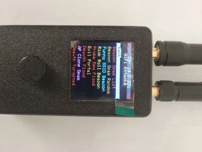 Placa de desenvolvimento esp32 marauder,