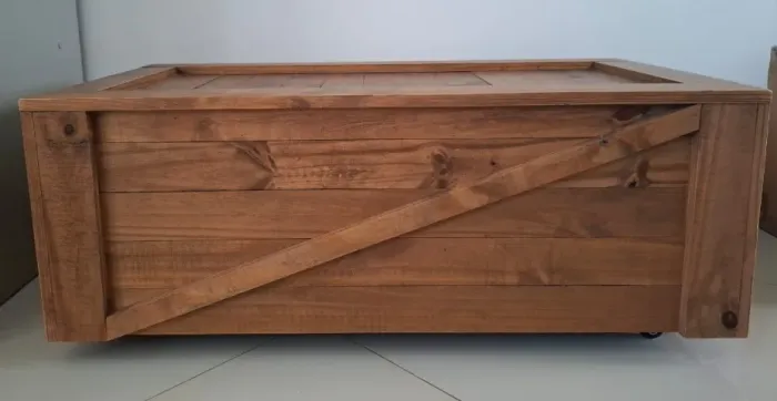 Mesa de centro rustica