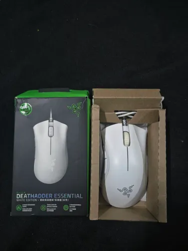 Mouse Razer DeathAdder Essential White Edition Original | Completo na Caixa