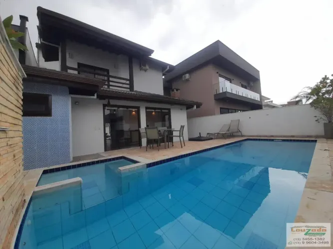 Sobrado para Locação em Peruíbe, Condominio Tres Marias, 3 dormitórios, 3 suítes, 2 banhei