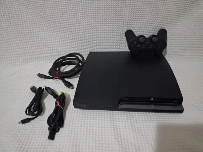PLAYSTATION 3 SLIM CECH 2501A com HEN 110V 160 GB