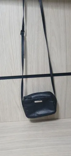 Bolsa transversal couro lepostiche pequena