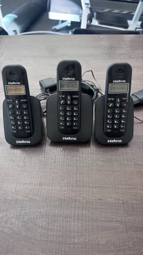 Telefone sem fio + 02 ramais intelbras