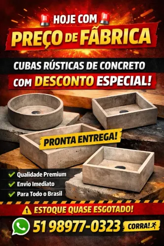 Cubas rústicas a partir de 100 reais 