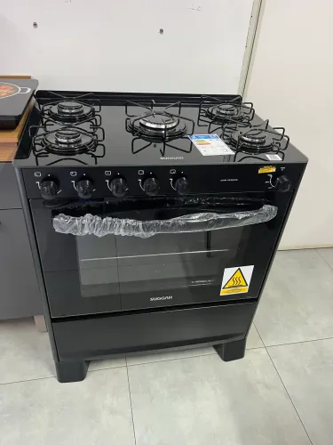 Fogão tampo de vidro 5 bocas novo 