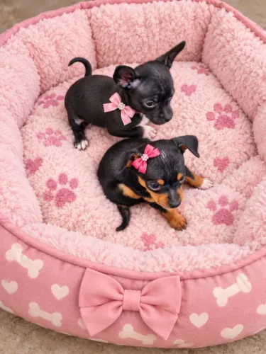 Pinscher Fêmeas Mini disponíveis