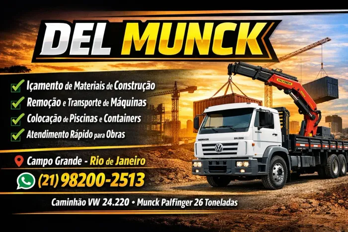 Aluguel caminhão Munk