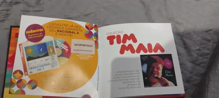 CD livreto - Tim Maia 1990 Dance Bem