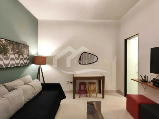 Incrivel Quarto e Sala na quadra da praia