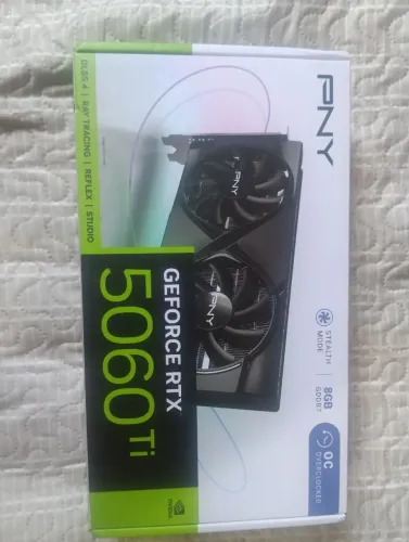 Placa de Vídeo GeForce RTX 5060 Ti OC 8GB PNY - NOVA / Com Nota Fiscal e Garantia