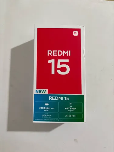 Caixa + Manuais Xiaomi Redmi 15