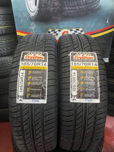 02 pneus 185/70/14 remolde novo