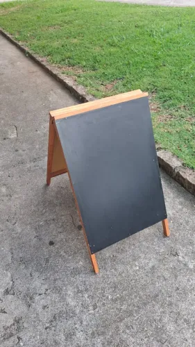 Cavalete Lousa Quadro Negro 70x50 Publicidade