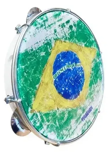Pandeiro Spanking Vanguarda Brasil Branco 10''