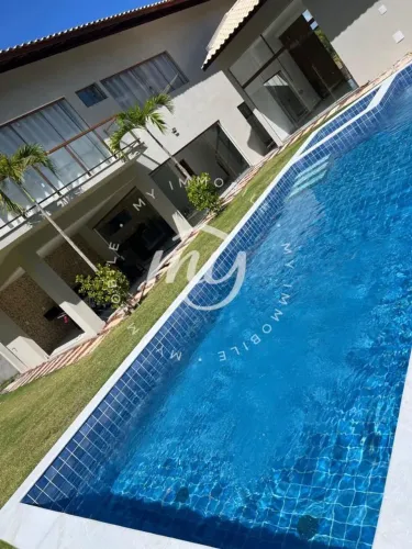Praia do Forte| Casa Luxuosa Duplex| Mobiliada| 340 m²| 5 Suítes| Área Gourmet| Piscina