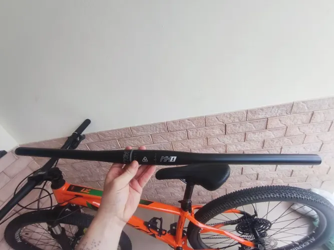 Guidão Mtb Itm Volo Em Alumínio 720mm 31.8mm Reto - Preto