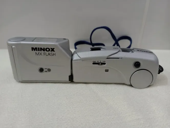 Mini máquina fotográfica minox mx-set