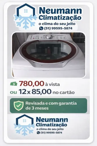 Máquina de lavar roupa 11kg Brastemp